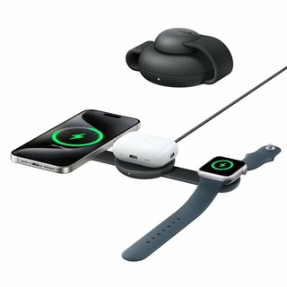 Беспроводная зарядка Anker "MagGo", 3 в 1, Qi2, для iPhone, iPad, AirPods