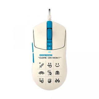 Проводная мышь Bloody W72, PIXELS BLUE