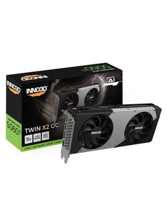 Видеокарта Inno3D GeForce RTX 5060 Ti GDDR7 (TWIN X2 / OC, 8 ГБ или 16 ГБ)