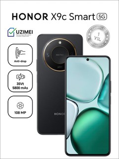 Zarbaga chidamli smartfon HONOR X9C Smart, 120 Hz, 5800 мА/s, 108 MP