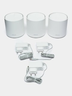 Домашняя и офисная Mesh Wi-Fi система TP-Link Deco X50 AX3000, 3 устройства