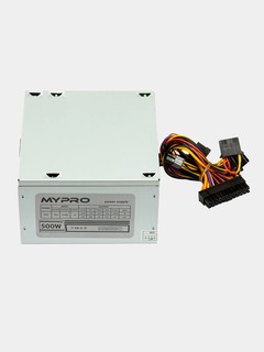 Блок питания MYPRO, для офисных ПК, 500Вт, ATX, 24+ 4 pin, 2 SATA, 2 Molex