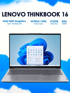 Ноутбук THINKBOOK 16 G7 16.0 WUXGA IPS 300nits Intel Ultra Core 5 125U DDR5 8GB 512GB