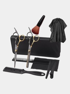 Профессиональный, парикмахерский комплект ножниц, для стрижки и филировки волос