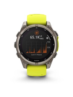 GARMIN Fenix 8 – 51 мм, SOLAR дисплей, сапфировое стекло, титановый безель