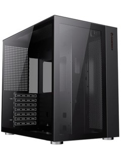GameMax Infinity Black kompyuter korpusi, Mid-Tower, 6×ARGB ventilyatorlar + LED tasma
