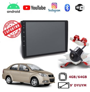 Монитор Tesla Android на Chevrolet Nexia3 Ravon R3 64GB RAM-4GB
