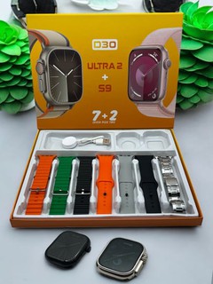 Умные часы 1+1, 2 Smart Watch 7 и 8 ultra, 7 ремешков и чехол в комплекте