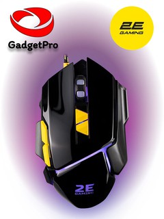 Игровая мышь 2E Gaming MG290 Black, проводная USB, 7 кнопок, LED-подсветка, регулируемый DPI 800–4800