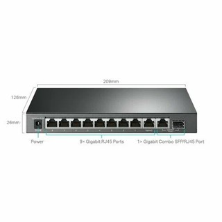 TP-Link TL-SG1210MPE 10-портовый гигабитный Easy Smart Switch с 8 портами PoE+