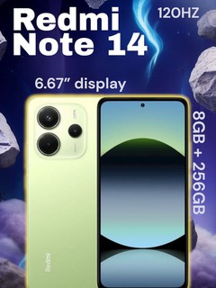 Smartfon Redmi Note 14, 8 GB+256 GB, AMOLED 120Hz displey, 6.67"
