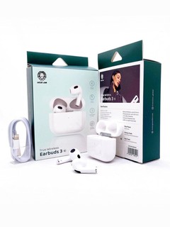 Наушники True Wireless Green Lion Earbuds 3 G1, белый