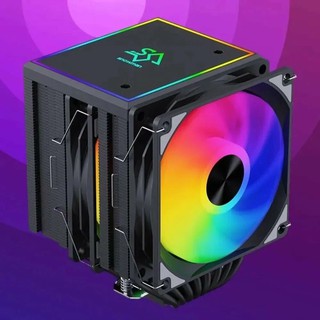 Кулер для процессора Snowman MT880, RGB/ARGB, 8 медных трубок, 290Вт, черный