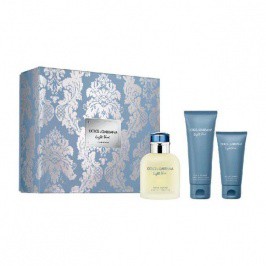 D&G LIGHT BLUE EDT SET 125ML A/S/B 75ML SH/G 50ML