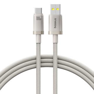 Baseus Titanium Alloy USB-A to Type-C 100 Vt 1m kabeli