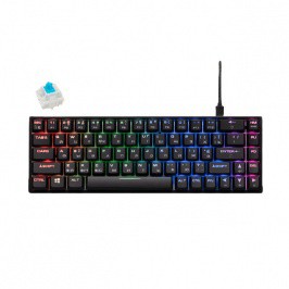 Клавиатура игровая 2E Gaming Keyboard KG380 RGB 68key Gateron Blue Switch Ukr