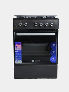 Газовая плита Elite GS-E6312 , черный