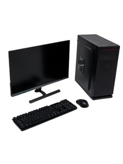 Персональный компьютер Bikon / Core i5-2400 / DDR3 8GB / SSD 1TB / 32", черный