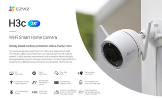 Камера видеонаблюдения Ezviz H3c Smart Home Camera, белый