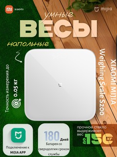 Умные обновленные Xiaomi Mijia S200 напольные весы