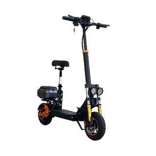 Elektrosamokat Drongo DG-07, qora (Maksimal tezlik 40–50 km/soat, yurish masofasi 25–50 km, dvigatel quvvati 1000 Vt)