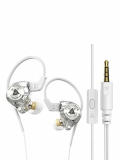 Проводные музыкальные наушники QKZ, AK3, AUX подключение, hi-res audio