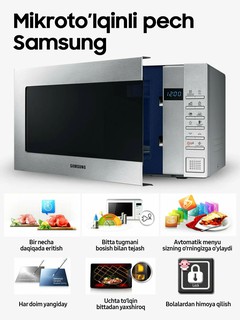 Mikroto'lqinli pech Samsung ME88SUT