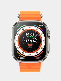 Часы Smart Watch T900, Black, 2" Full HD, с функцией фитнес-трекер, черный