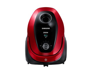 Пылесос Samsung VC20M253BWR/UZ, красный