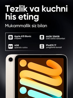 Planshet Apple iPad mini 6 Wi-Fi 64GB/256 GB