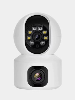 Wi-FI видеокамера V380 PRO, FULL HD с двумя объективами для онлайн-видеонаблюдения