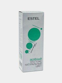 Бальзам для волос Estel "Ярко", с прямыми пигментами, зеленый, 150мл