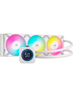 Corsair iCUE H150i ELITE LCD XT White, Black 360mm suyuqlik bilan sovutish tizimi