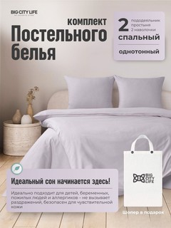 Комплект постельного белья, двуспальный, высокое качество Big City Life