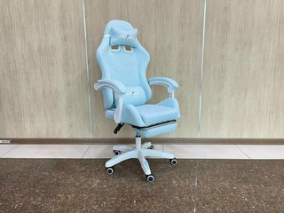 Игровое, комфортный компютерное кресло для геймеров GC-A blue mesh