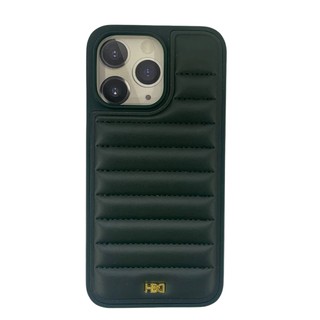 Чехол HDD Leather Pillows HBC020 для iPhone 15 Pro Max зеленый