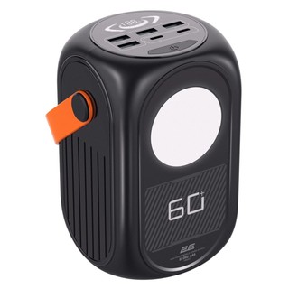 Power Bank 2E Travel 60000mAh PD qora tashqi akkumulyatori