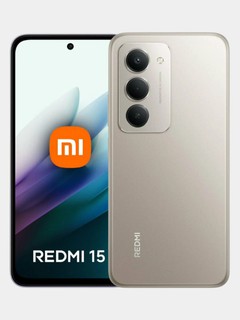 Смартфон Xiaomi Redmi 15 8/128 ГБ, серый