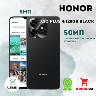 Смартфон Honor X5C plus 4/128 ГБ, черный