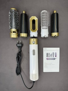 Fen-stayler Dyson, 5 tasi 1 da, barcha turdagi sochlar uchun, fen taroq