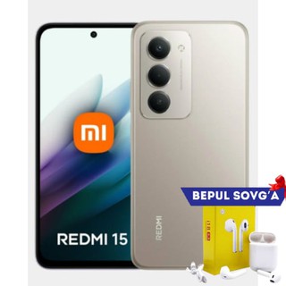 Смартфон Xiaomi Redmi 15 6/128GB, Gray + В подарок Беспроводные наушники