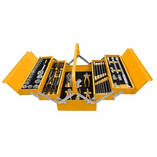 Набор инструментов Ingco HTCS15591, желтый