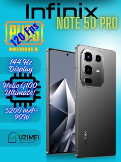 Смартфон Infinix Note 50 Pro, 12+12/256 ГБ, AMOLED 144Гц, 5200 mAч 90W, беспроводная зарядка