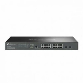 TP-Link SG3218XP-M2 Управляемый коммутатор Omada уровня 2+ с 16 портами 2,5 Гбит/с (8 портов PoE+) и 2 портами SFP+