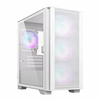 Корпус Montech Air 100 ARGB Mini-Tower mATX, с ARGB подсветкой, белый