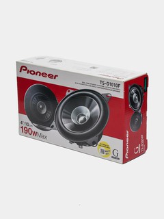 Автомобильная акустика Pioneer TS-G1010F, 30-190Вт, 4Ом, 10см, черная
