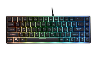 Клавиатура игровая 2E Gaming KG345 Transaprent USB Black Ukr
