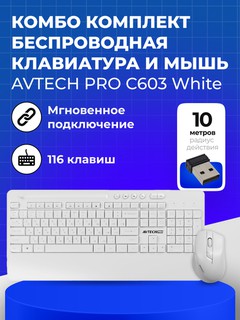 Комплект клавиатура + мышь Avtech Pro CW603