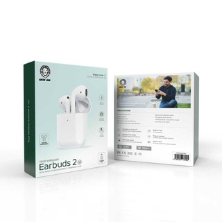 Наушники True Wireless Green Lion Earbuds 2, белые