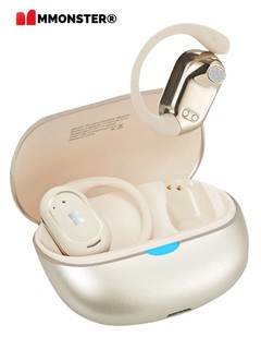 Беспроводные наушники AirPods Monster Maxstar MQ018, black, gold, Limited Edition